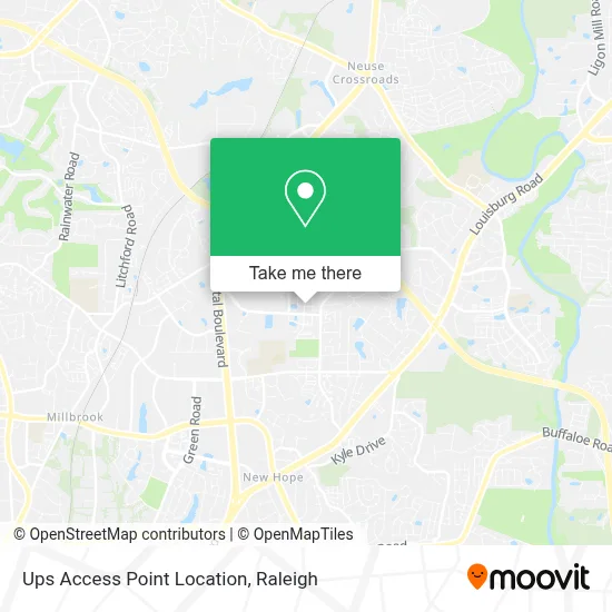Mapa de Ups Access Point Location