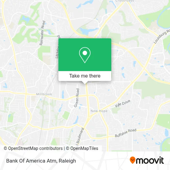 Bank Of America Atm map