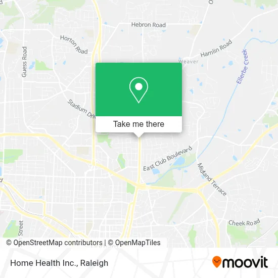 Home Health Inc. map