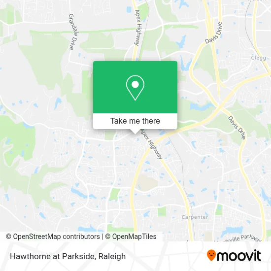 Hawthorne at Parkside map