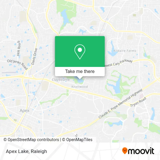 Apex Lake map