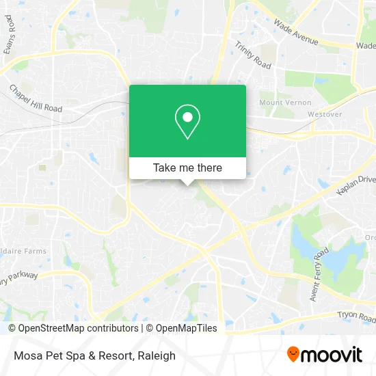 Mosa Pet Spa & Resort map