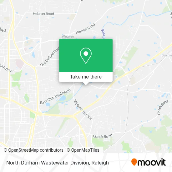 North Durham Wastewater Division map