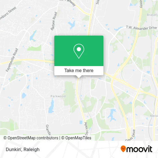Dunkin' map