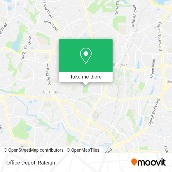 Office Depot map