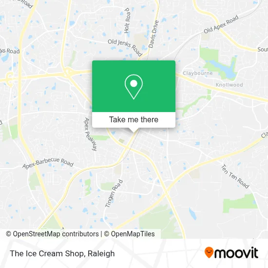 The Ice Cream Shop map