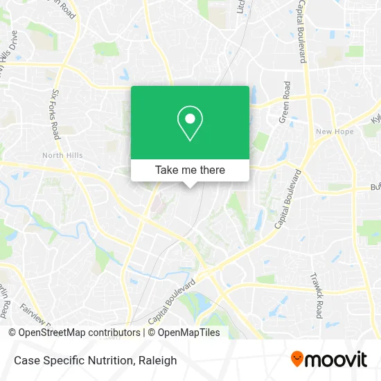 Case Specific Nutrition map