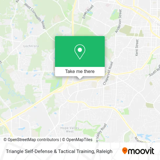 Triangle Self-Defense & Tactical Training map