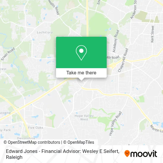 Edward Jones - Financial Advisor: Wesley E Seifert map