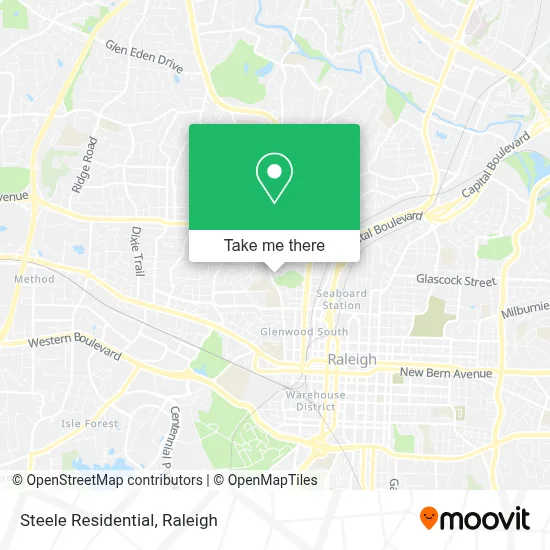 Steele Residential map