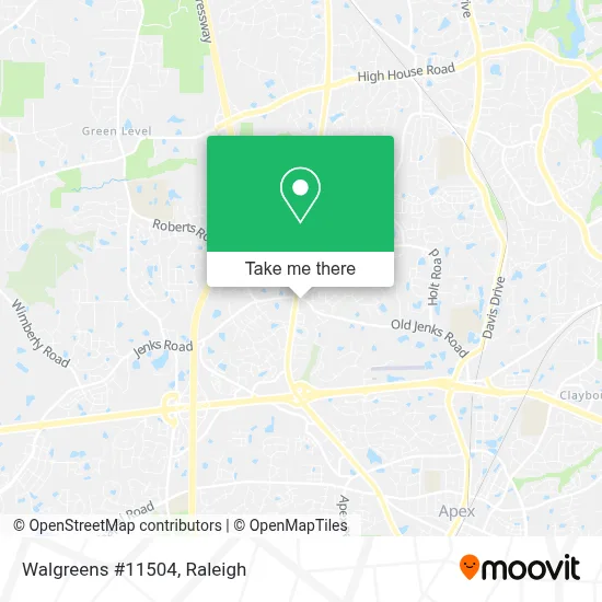 Walgreens #11504 map