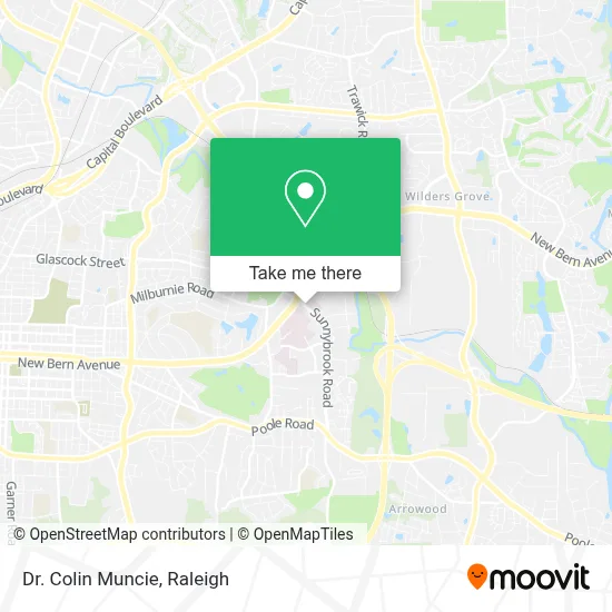 Dr. Colin Muncie map