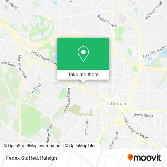 Fedex Staffed map