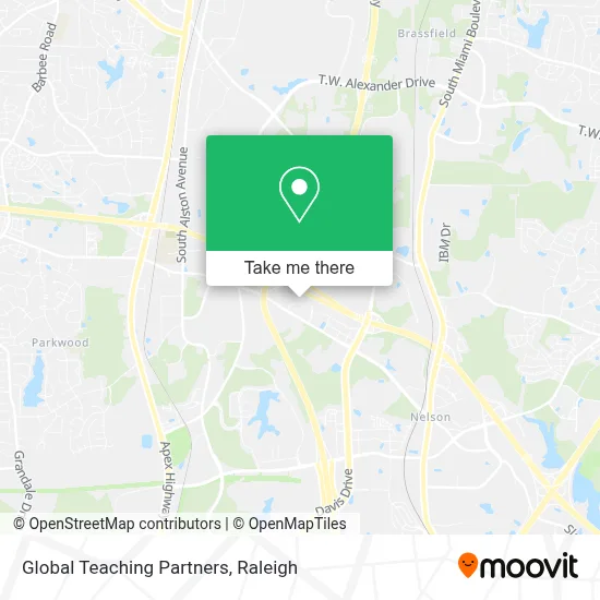 Global Teaching Partners map