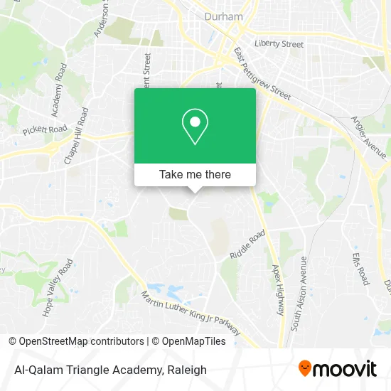 Al-Qalam Triangle Academy map