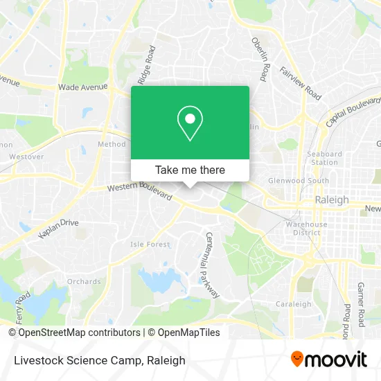 Livestock Science Camp map