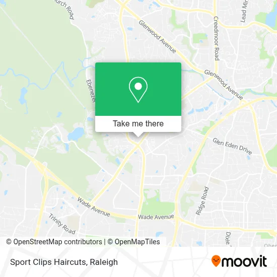 Sport Clips Haircuts map