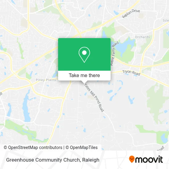 Greenhouse Community Church map