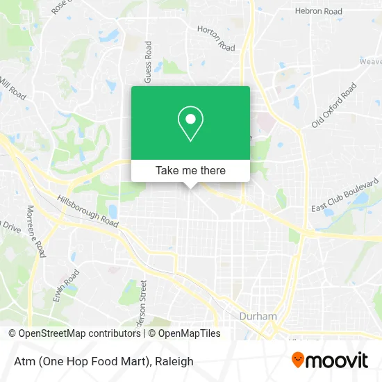 Atm (One Hop Food Mart) map