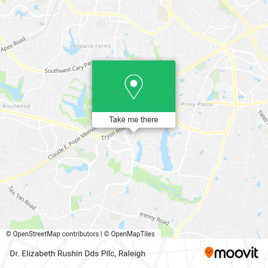 Dr. Elizabeth Rushin Dds Pllc map