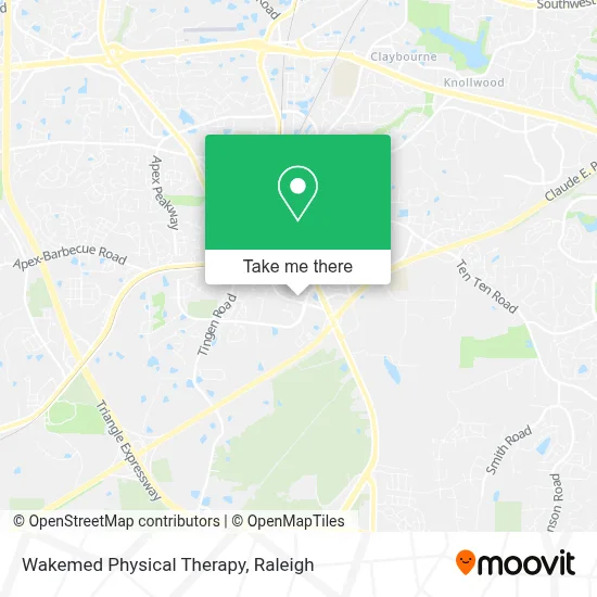 Wakemed Physical Therapy map
