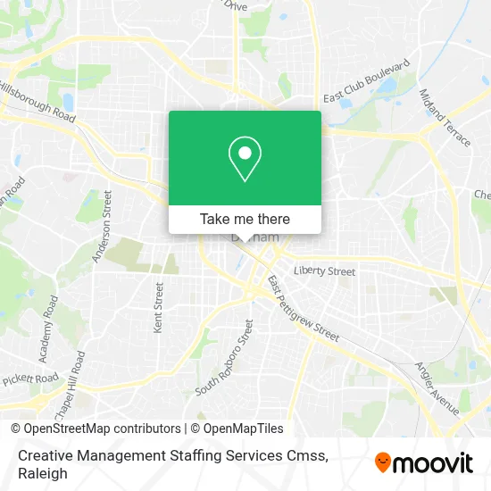 Creative Management Staffing Services Cmss map