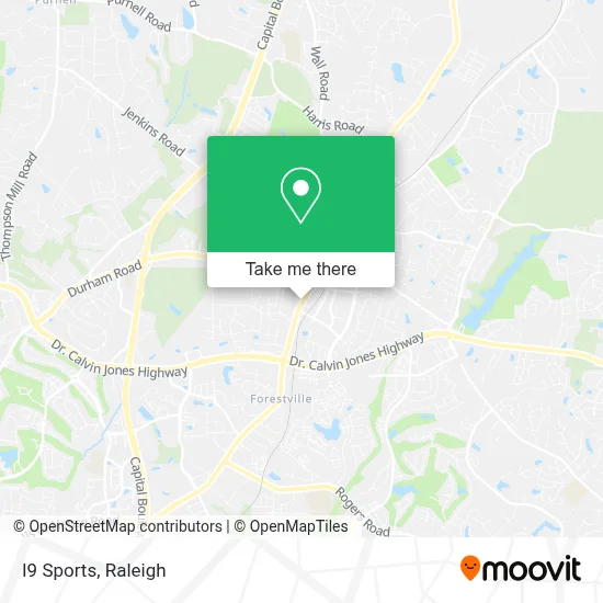 I9 Sports map