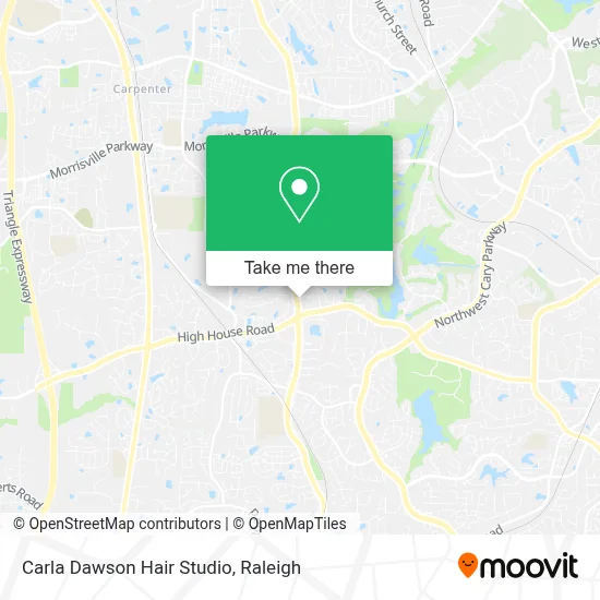 Carla Dawson Hair Studio map