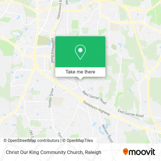 Christ Our King Community Church map