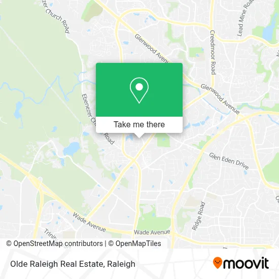 Olde Raleigh Real Estate map