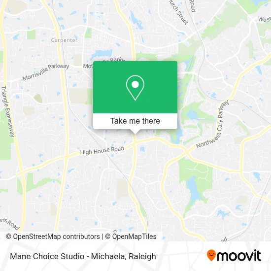 Mane Choice Studio - Michaela map