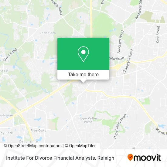 Institute For Divorce Financial Analysts map