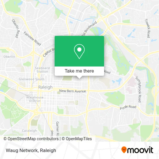 Waug Network map