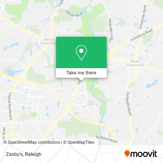 Zaxby's map