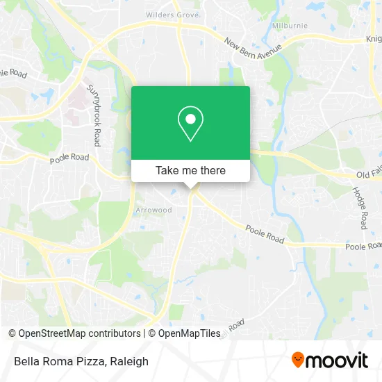 Bella Roma Pizza map