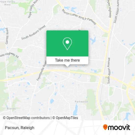 Pacsun map