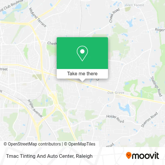 Tmac Tinting And Auto Center map