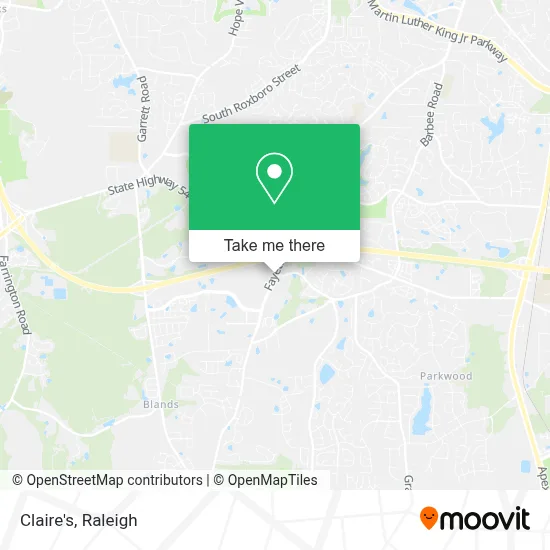 Claire's map