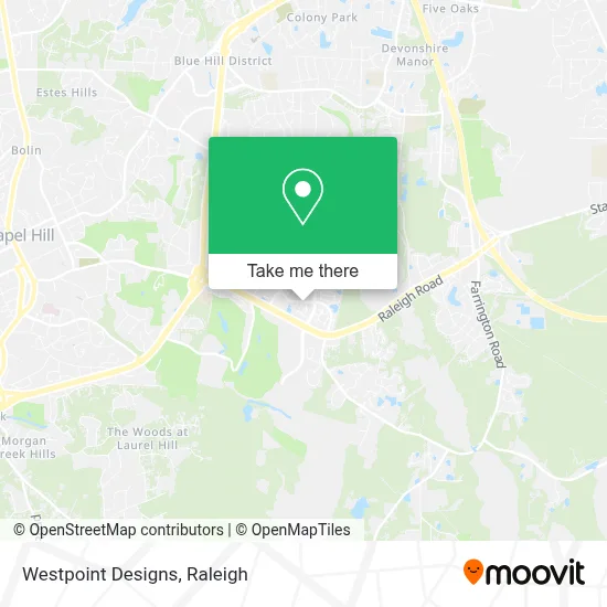 Westpoint Designs map