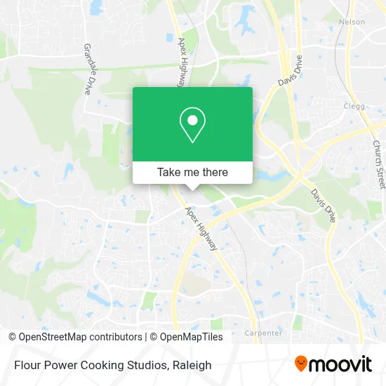Mapa de Flour Power Cooking Studios