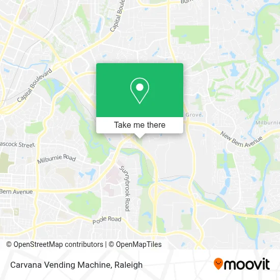 Carvana Vending Machine map