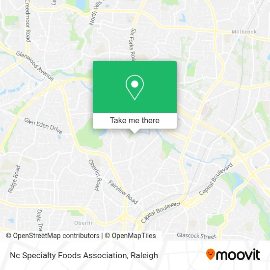 Nc Specialty Foods Association map