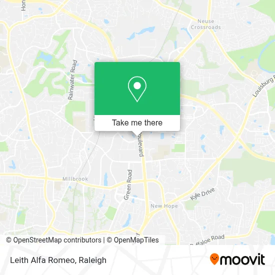 Leith Alfa Romeo map