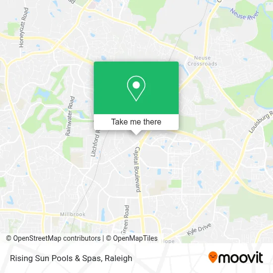 Rising Sun Pools & Spas map