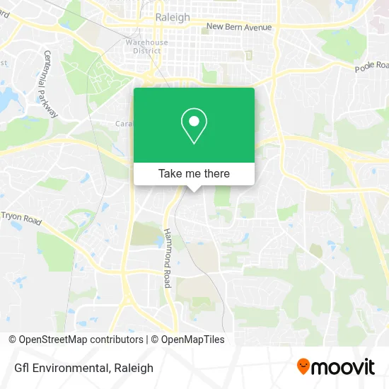 Gfl Environmental map