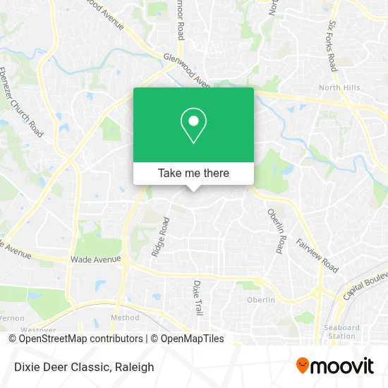 Dixie Deer Classic map