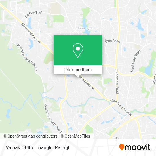 Valpak Of the Triangle map