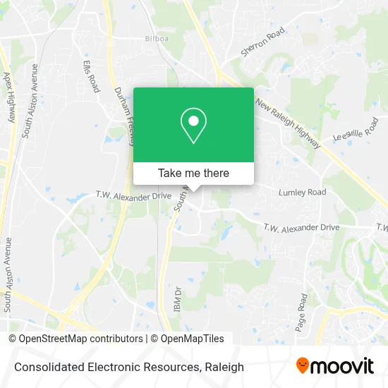 Consolidated Electronic Resources map