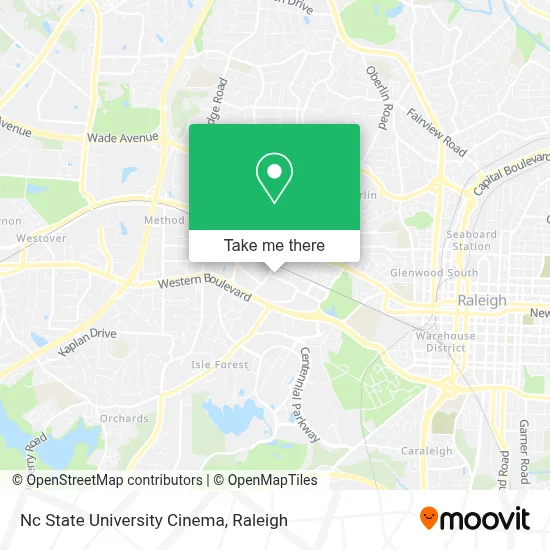 Nc State University Cinema map