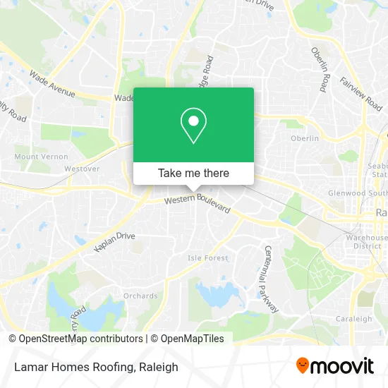 Lamar Homes Roofing map